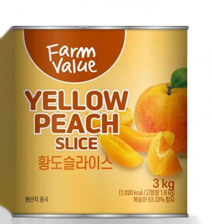 ♥신상품 초특가♥ (교차출고) 팜밸류 프레시 황도 3.0KG 복숭아 대용량