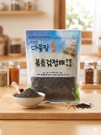 다들림 참 볶음검정깨분말(중국산) 1kg