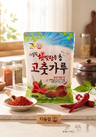 다들림 햇빛담음 참 청양고춧가루 미분용 2.5kg