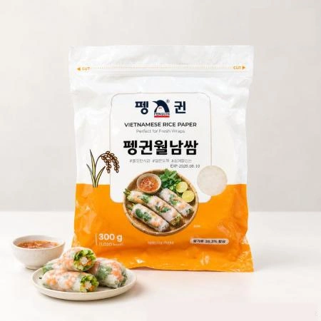 펭귄 월남쌈 라이스페이퍼 (원형) 300g