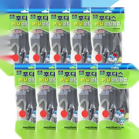 오런 후디스 PU코팅장갑 그레이M 1켤레 X 10개