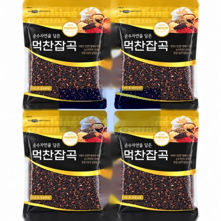 국산 찰흑미 1kg x 4개 2026년산