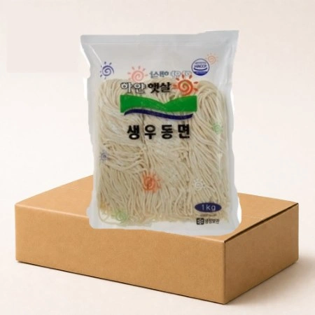 농산식품 생우동면 1box (1kg x 10개)
