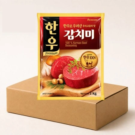 대상 청정원 한우 감치미 1box (2kg x 6개)