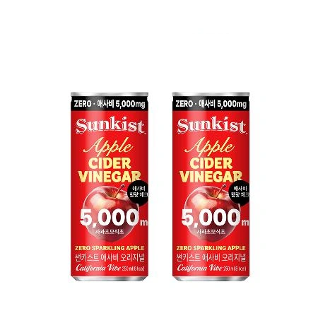 썬키스트 애사비 제로 스파클링 250ml x 24개