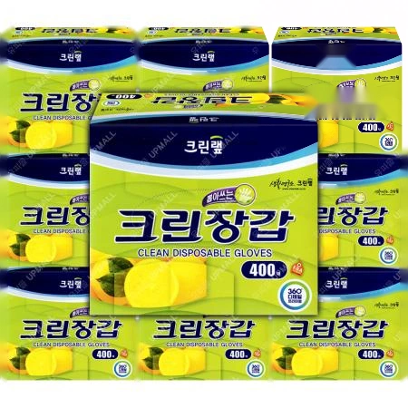 크린랩 크린장갑 일회용장갑 400매 x10개