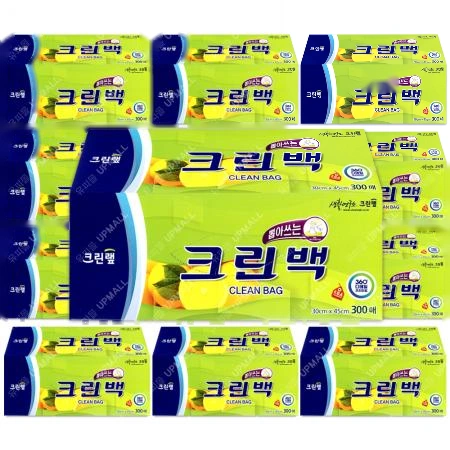 크린랲 뽑아쓰는 크린백 30x45 (대) 300매x12