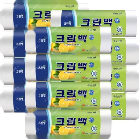 크린랲 크린롤백 25x35 (중) 대용량 500매x12