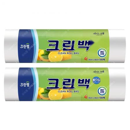 크린랲 크린롤백 30x40 (대) 대용량 500매x2개
