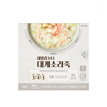 온리브 데일리343 대게소라죽 300g 3개