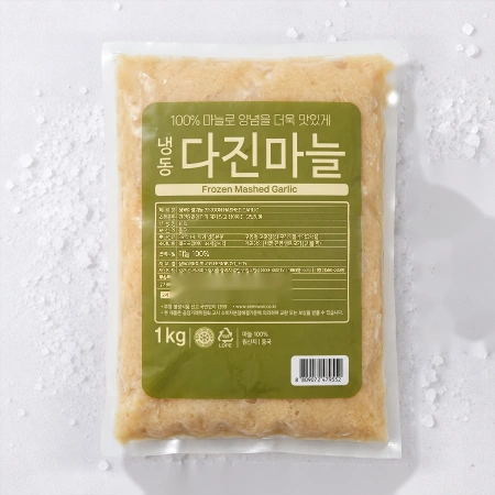 냉동 다진마늘 냉동 1kg 최소구매 10개 씨픽