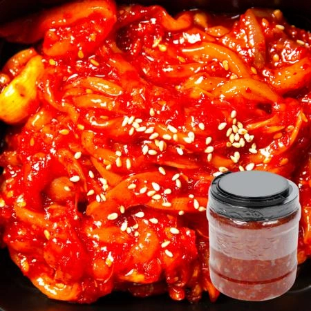 채썬 오징어젓갈 2kg x 6통 [ 채쓴 오징어젓 업소용 ]