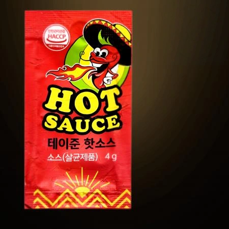 [무료배송] 태원 테이준 핫소스 4g 1000개 일회용 배달용 피자 소스