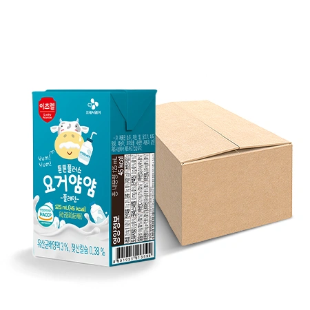 이츠웰요구르트(튼튼플러스_요거얌얌_플레인 125g*24EA/BOX)