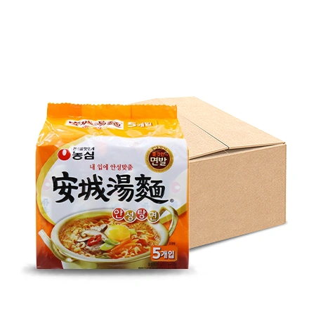 안성탕면 봉지라면(멀티팩_125g*5입 625g*8EA/BOX) 라면