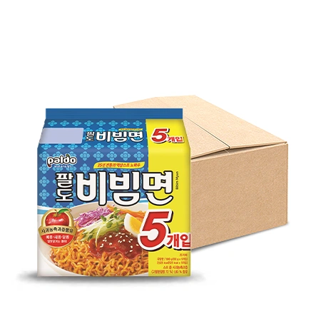 팔도 비빔면(멀티팩_8입 130g*40EA/BOX)