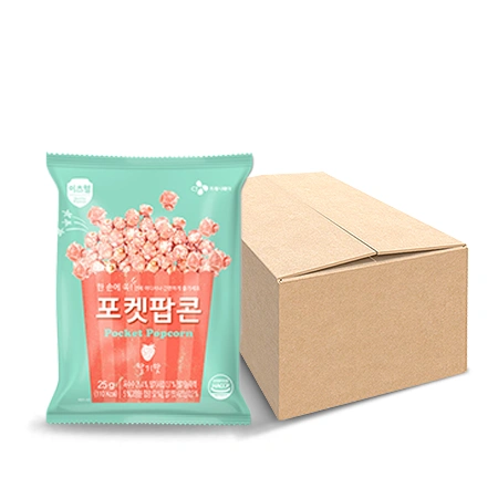 이츠웰 포켓팝콘(딸기맛 25g*30EA/BOX)