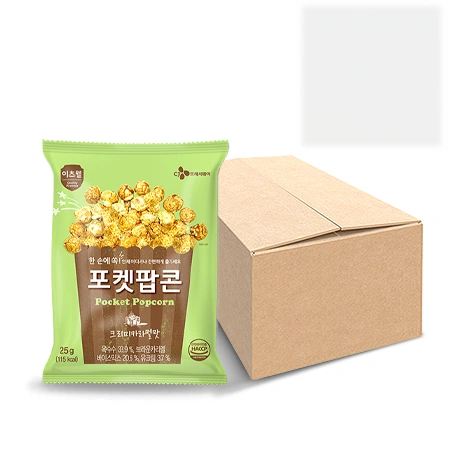 이츠웰 포켓팝콘(크리미카라멜맛 25g*30EA/BOX)