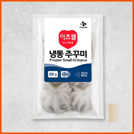 이츠웰 쭈꾸미(홀_6미 200g/EA)/베트남산