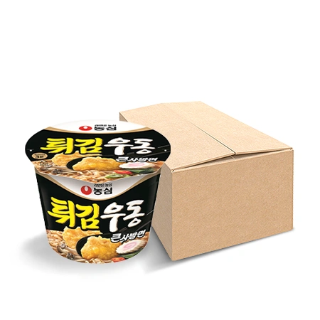 농심 튀김우동(큰사발면 111g*16EA/BOX)
