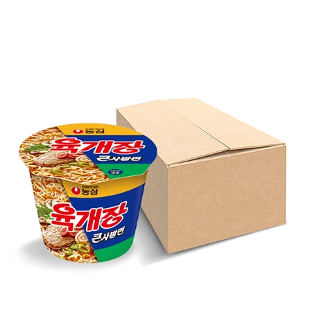 농심 육개장(큰사발면 110g*16EA/BOX)
