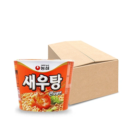 농심 새우탕(큰사발면 115g*16EA/BOX)