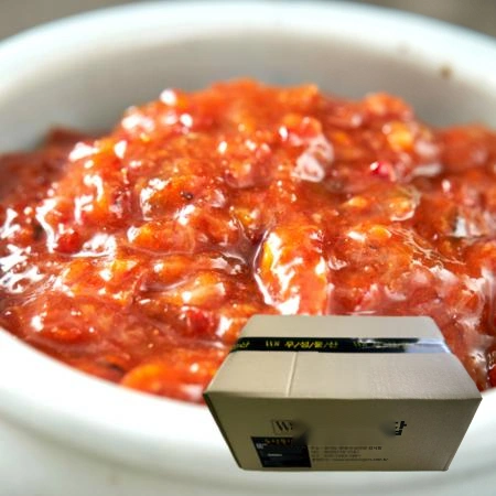 [두남식품] 국내산 갈치쌈젓 8kg 아이스박스포장 [ 갈치속젓 쌈젓 갈치젓갈 업소용 대용량 ]