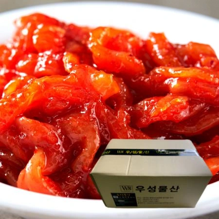 가성비 채썬 오징어젓갈 10kg 아이스박스포장 [ 채쓴 오징어젓 업소용 대용량 ]