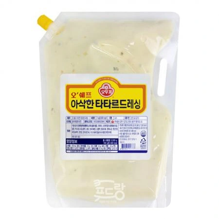오뚜기 오쉐프 아삭한타타르드레싱 2kg