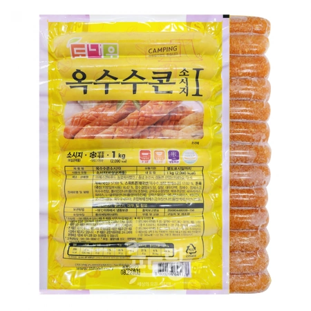 도나우 옥수수콘 소세지(100g*10) 1kg
