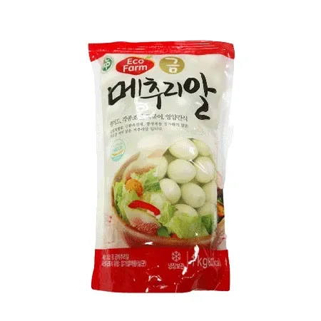 에코팜 깐메추리알 (무항생제 원란 1Kg/EA)