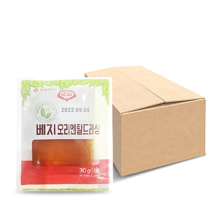롯데푸드 오리엔탈드레싱(베지_30g*200입 6Kg/BOX) 소스
