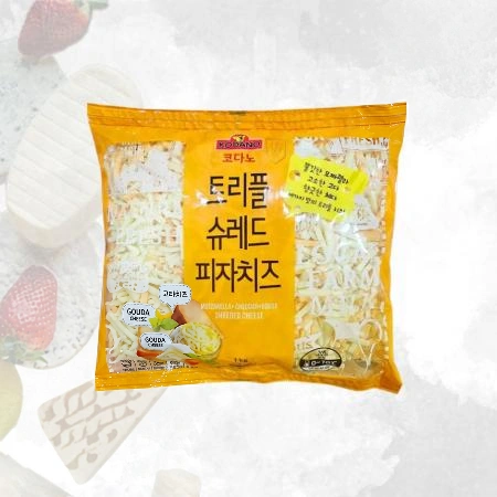 [무료배송] 코다노 트리플슈레드 피자치즈 (모짜70:체다20:고다10) 냉장 1kg