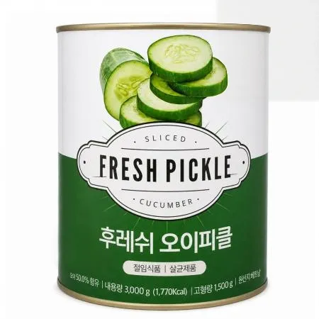 [교차출고] 오이피클 슬라이스 3kg