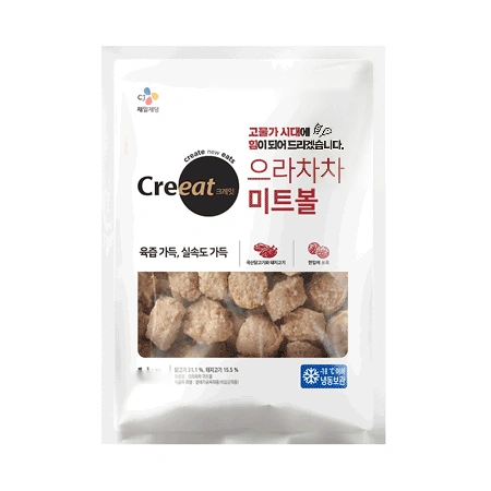★제당 초특가★크레잇 으라차차미트볼(100±5개입 1Kg/EA)