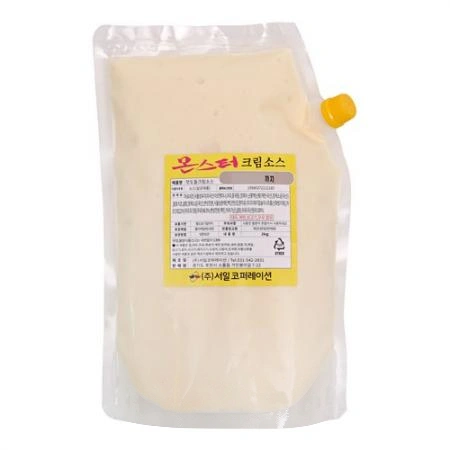 [몬스터] 크림소스 (파우치) 2kg
