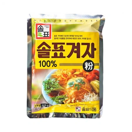 솔표 겨자분 겨자가루 200g