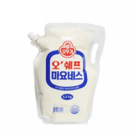 ★초특가★ 오쉐프 스탠딩 파우치 마요네즈 3.2kg 최저가