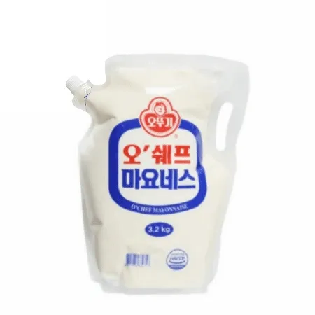 ★초특가★ 오쉐프 스탠딩 파우치 마요네즈 3.2kg 최저가