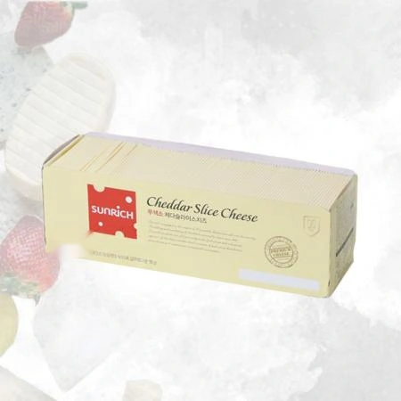 [무료배송] 썬리취 무색소 체다 슬라이스 치즈 1.8kg (18g x 100매) 냉장