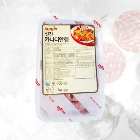 [무료배송] 선진 카나디안햄 1kg 카나디언 피자토핑 냉동