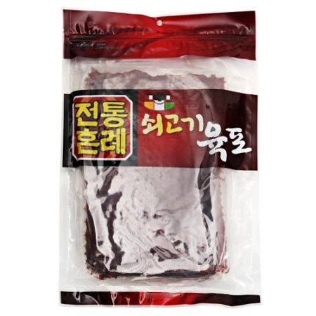 전통혼례 쇠고기 육포 판 800g 우육포 대용량 벌크