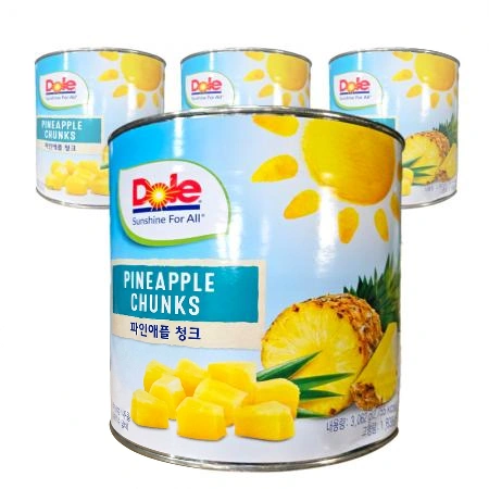 [무료배송] Dole 파인애플 청크 3kg