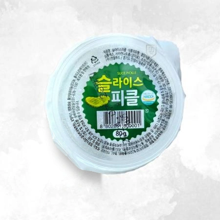 엔엘푸드 오이피클 일회용 컵 80g*168개 1박스