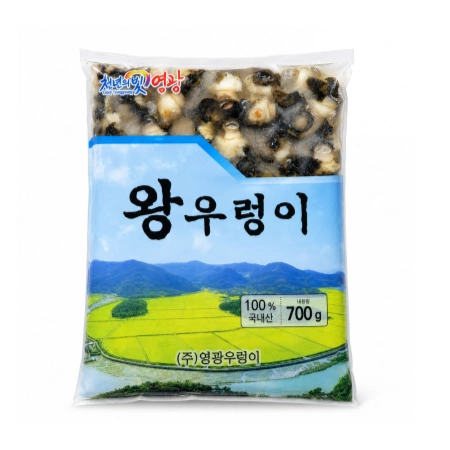 국내산 논우렁살 [우렁 700g내외] 냉동 자숙 손질