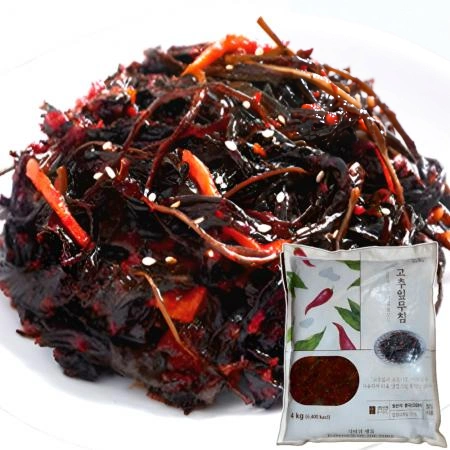 [반찬단지] 고춧잎무침 4kg [ 업소용 대용량 고추잎 ]