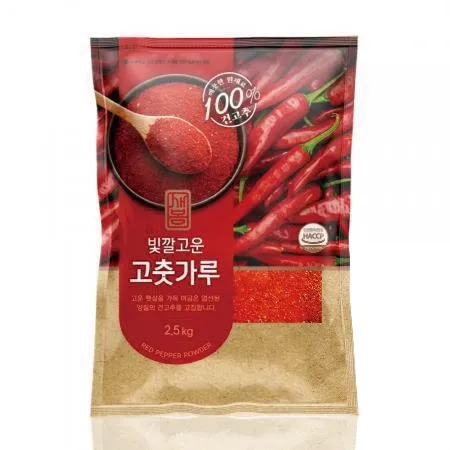 새봄 고춧가루 2.5kg (고움,중식,보통맛) 고추가루