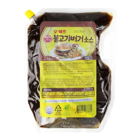오뚜기 오쉐프 불고기버거소스 2kg