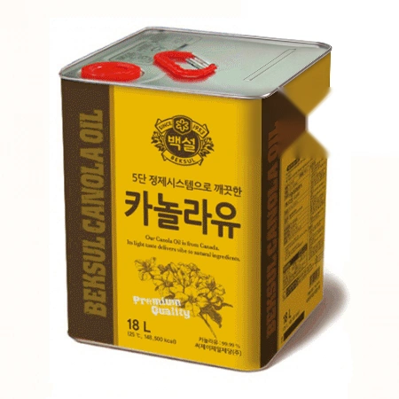 백설 카놀라유(18L 16.488Kg/EA)