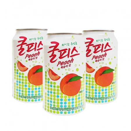 동원 쿨피스복숭아 350ml 24개